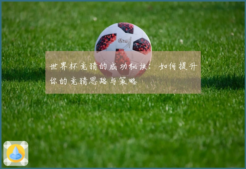 世界杯竞猜的成功秘诀：如何提升你的竞猜思路与策略