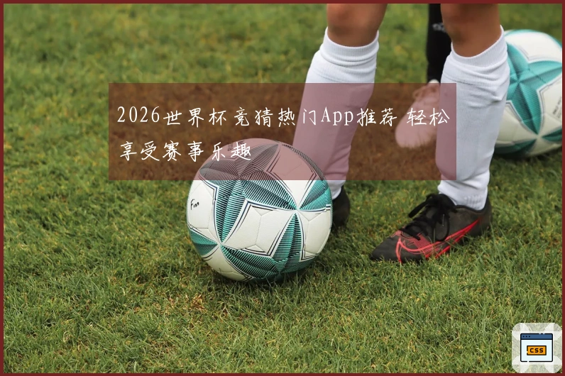 2026世界杯竞猜热门App推荐 轻松享受赛事乐趣